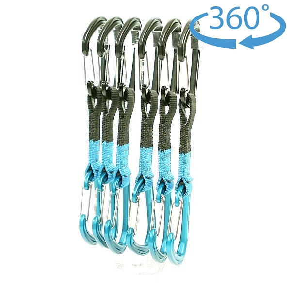 ブラックダイヤモンド　（Black Diamond）　ホットワイヤー クイックドロー 12cm　6個パック