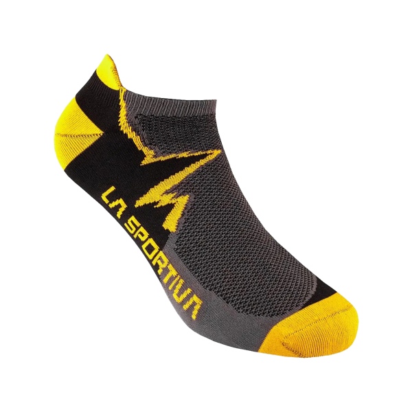 ラ スポルティバ （La Sportiva）　クライミングソックス　S・M・L　カーボン×イエロー